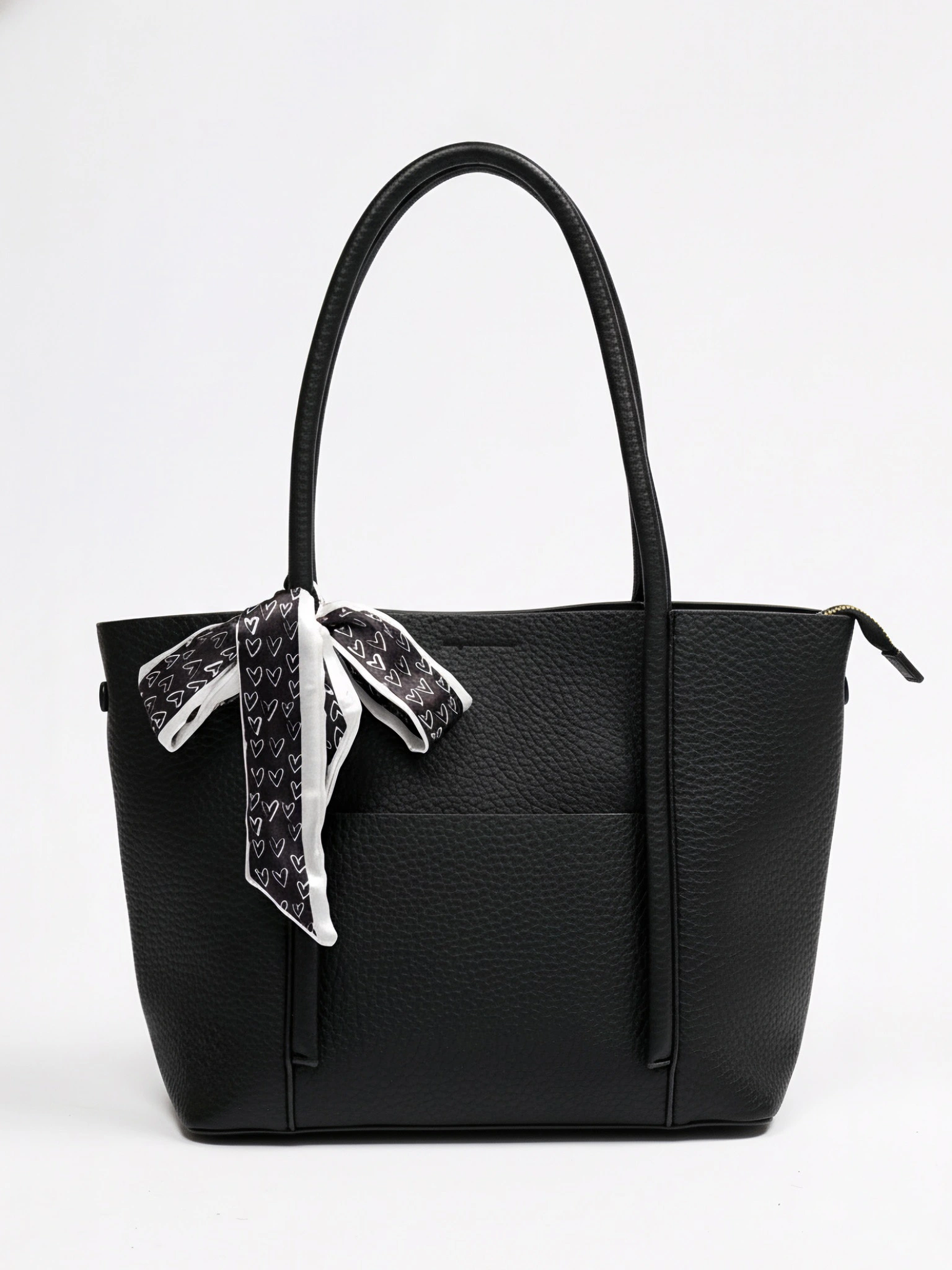 Сумка-тоут с декоративным платком в ассортименте